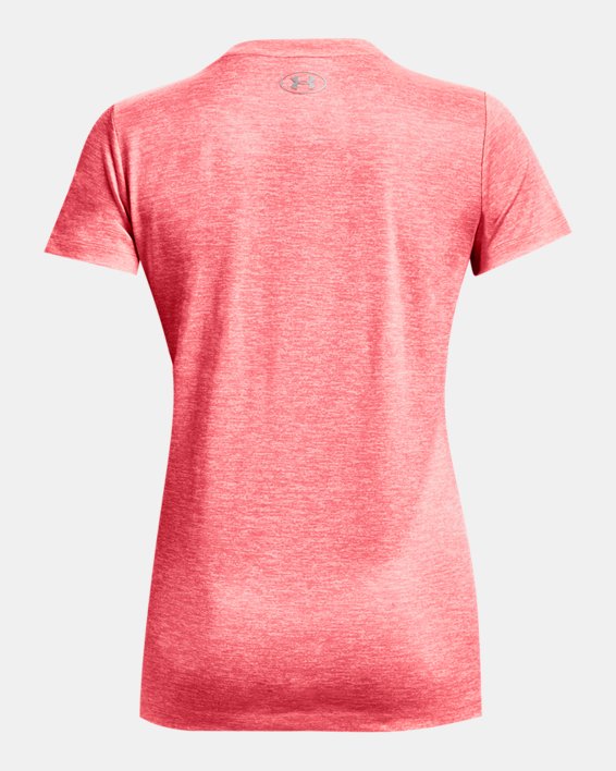เสื้อยืด UA Tech™ Twist สำหรับผู้หญิง in Pink image number 5